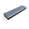 Конвектор внутрипольный Itermic ITTL 90-220-600 мм, мощность 150Вт (Решетка входит в комплект)